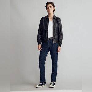 Madewell Men's Straight Jeans in Dark Blue